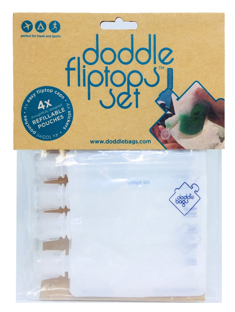 NEW! DoddleFliptop Set - DoddleBags Food Pouches