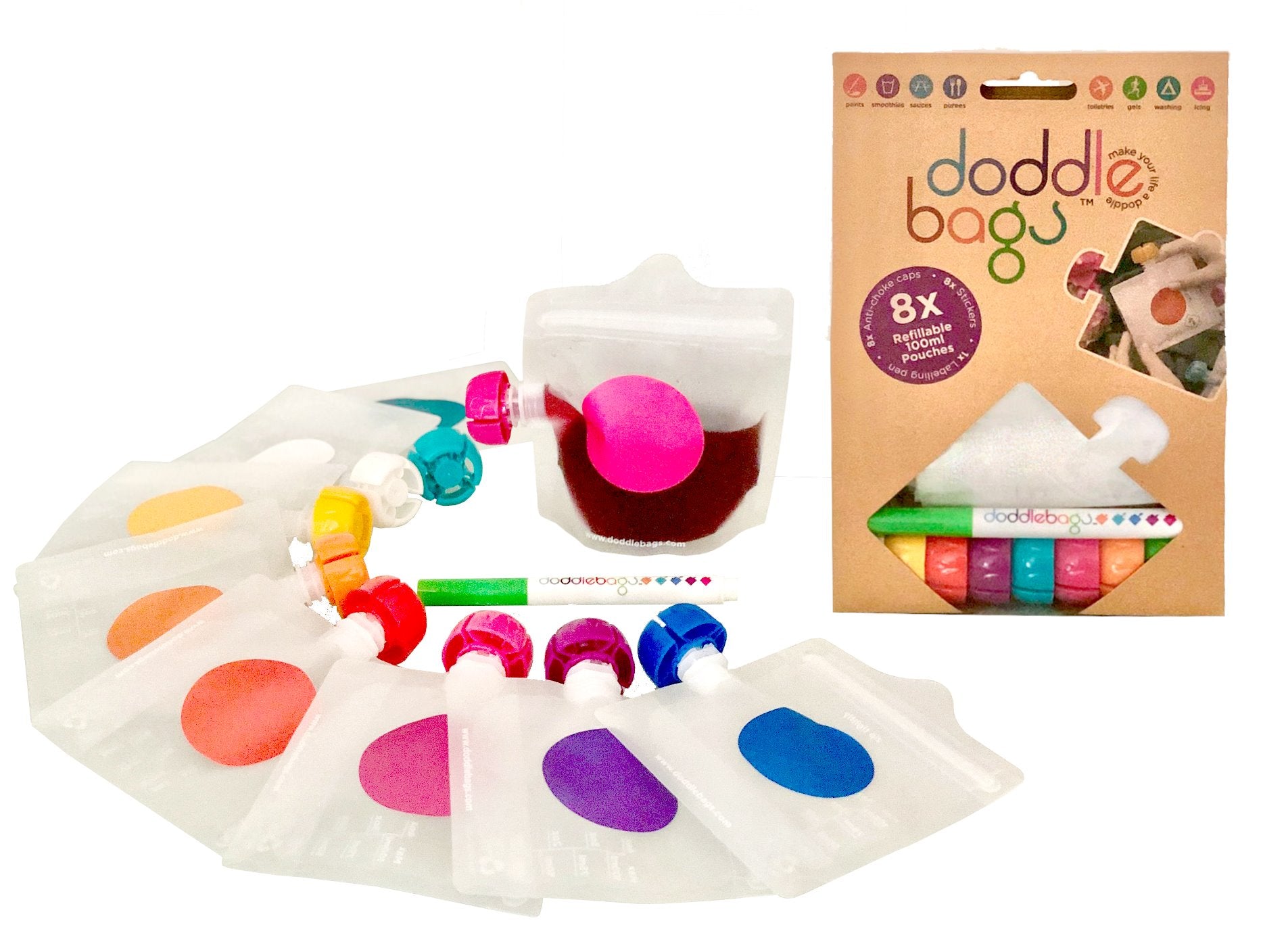 NEW! | DoddleBags x 4 200ml | 30% OFF DoddleBags DoddleBags